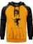 Batman Vs Joker Sarı Renk Reglan Kol Kapşonlu Sweatshirt 1
