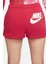 Sportswear Essential Fleece Women's Short Kadın Pamuklu Şort Kırmızı 2