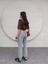 Bel Aksesuarlı Momfit Jean 4