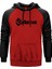 Sabaton Logo Kırmızı Renk Reglan Kol Kapşonlu Sweatshirt 1