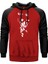 Hellsing Ultimate Cross Kırmızı Renk Reglan Kol Kapşonlu Sweatshirt 1