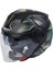 SW766 Yarım Yazlık Kask Cırcle Mat Black Yellow Güneş Vizörl 1