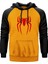 Spiderman Logo Sarı Renk Reglan Kol Kapşonlu Sweatshirt 1