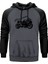Suzuki Hayabusa Gri Renk Reglan Kol Kapşonlu Sweatshirt 1