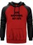 Cute But Psycho Kırmızı Renk Reglan Kol Kapşonlu Sweatshirt 1