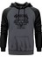 Benediction Pactum Serva Gri Renk Reglan Kol Kapşonlu Sweatshirt 1