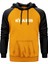 Khabib Logotype Sarı Renk Reglan Kol Kapşonlu Sweatshirt 1