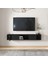 T006 Viero Mermer Desenli Duvara Monte Tv Ünitesi – 160 cm , Kapaklı Raflı 1