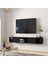 T006 Viero Mermer Desenli Duvara Monte Tv Ünitesi – 160 cm , Kapaklı Raflı 2