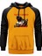 Disturbed Asylum Sarı Renk Reglan Kol Kapşonlu Sweatshirt 1