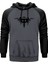 Judas Priest Figure Gri Renk Reglan Kol Kapşonlu Sweatshirt 1