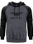 Bentley Logo Gri Renk Reglan Kol Kapşonlu Sweatshirt 1
