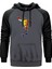 Lebron James Color Gri Renk Reglan Kol Kapşonlu Sweatshirt 1