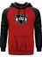 Gta Five Black Logo Kırmızı Renk Reglan Kol Kapşonlu Sweatshirt 1