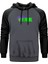 She Hulk Logo Gri Renk Reglan Kol Kapşonlu Sweatshirt 1