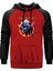 Iron Maiden Fire Kırmızı Renk Reglan Kol Kapşonlu Sweatshirt 1