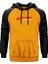 Sarıffith University Red Logo Sarı Renk Reglan Kol Kapşonlu Sweatshirt 1