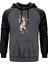 Stephen Curry Siluet Gri Renk Reglan Kol Kapşonlu Sweatshirt 1