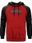 Black Panter Blue Text Kırmızı Renk Reglan Kol Kapşonlu Sweatshirt 1
