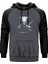 Moon Knight Warrios Gri Renk Reglan Kol Kapşonlu Sweatshirt 1
