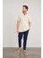 3047-L Erkek Polo Yaka Penye Pike T-Shirt Vizon 1
