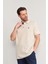 3047-L Erkek Polo Yaka Penye Pike T-Shirt Vizon 2