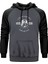 Muhammed Ali Butterfly Gri Renk Reglan Kol Kapşonlu Sweatshirt 1
