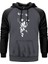 Hellsing Ultimate Cross Gri Renk Reglan Kol Kapşonlu Sweatshirt 1