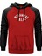 Muhammed Ali Text Kırmızı Renk Reglan Kol Kapşonlu Sweatshirt 1