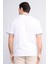 3792 Erkek Bisiklet Yaka 30/1 Pike T-Shirt Optik Beyaz 4