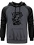 Khabib Nurmagomedov Ufc Classic Gri Renk Reglan Kol Kapşonlu Sweatshirt 1
