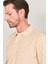 Çetinkaya Mentality 4137 Polo Yaka Rejenere Pike Metraj Baskı Regular T-Shirt Vizon 3