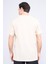 Çetinkaya Mentality 3923 Bisiklet Yaka Petek Örme Regular T-Shirt Vizon 4