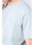 Çetinkaya Mentality 3414 Bisiklet Yaka Petek Örme Regular Cepli T-Shirt Açık Gri 3