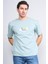 Çetinkaya Chester Polo 3834 Bisiklet Yaka 30/1 Penye Regular Baskılı T-Shirt Eski Yeşil 1