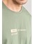 Çetinkaya Mentality 3741 Bisiklet Yaka Penye Regular Baskılı Tshirt Haki 3