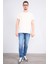 Çetinkaya Mentality 2772V -S V Yaka Basic T-Shirt Koyu Krem 2