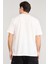Çetinkaya Mentality 3736 Bisiklet Yaka Penye Regular Baskılı Tshirt Krem 4