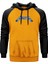 Metallica Logo Blue Sarı Renk Reglan Kol Kapşonlu Sweatshirt 1