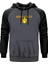 Bruce Lee Nunchaku Gri Renk Reglan Kol Kapşonlu Sweatshirt 1