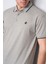 3939 Erkek Polo Yaka 1-1 Pike T-Shirt Haki 3