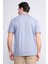 3939 Erkek Polo Yaka 1-1 Pike T-Shirt Mavi 4