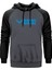Rafael Nadal Blue Logo Text Gri Renk Reglan Kol Kapşonlu Sweatshirt 1