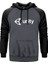 Unity Gri Renk Reglan Kol Kapşonlu Sweatshirt 1