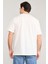 Çetinkaya Mentality 3721 Bisiklet Yaka Penye Regular Baskılı Tshirt Krem 4
