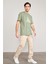 Çetinkaya Mentality 3959 Bisiklet Yaka Penye Regular Baskılı Tshirt Haki 2
