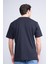 Çetinkaya Chester Polo 3858 Bisiklet Yaka 30/1 Penye Regular Baskılı T-Shirt Lacivert 4