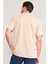 Çetinkaya Mentality 4140 Polo Yaka Rejenere Pike Metraj Baskı Regular T-Shirt Vizon 4