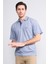 Çetinkaya Mentality 3372 Erkek Cepli Polo Yaka Regular Indigo-Beyaz T-Shirt 1