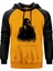 John Wick Chapter Siluet Sarı Renk Reglan Kol Kapşonlu Sweatshirt 1